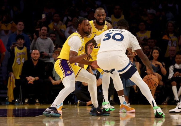 Timberwolves vs. Lakers highlights: AD shines, Bronny makes NBA debut