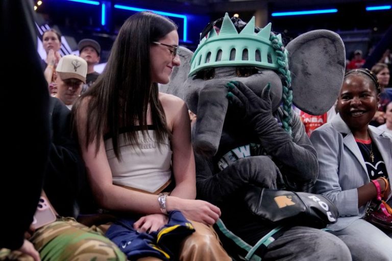 Photos: Caitlin Clark, Ellie the Elephant go viral at WNBA All-Star