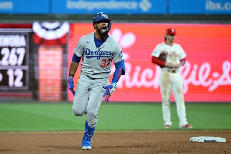 Dodgers storm back to stun Phillies in thrilling MLB playoff game