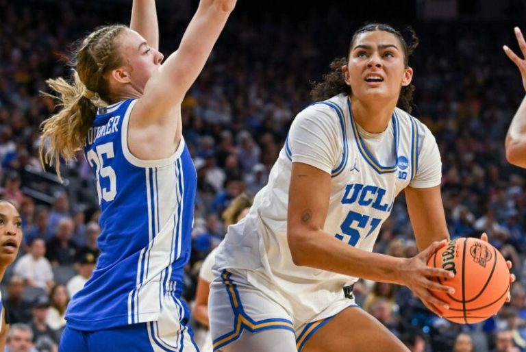 UCLA veterans led halftime talk before comeback in women’s Elite Eight
